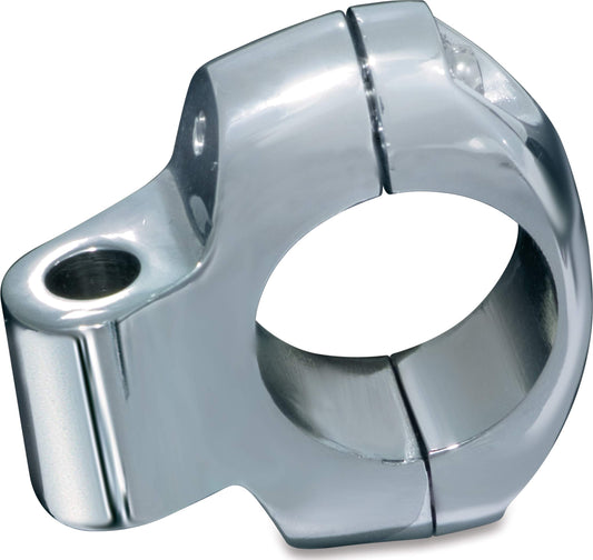 Kuryakyn 1420 Motorcycle Handlebar Accessory: Universal Mount Clamp for Motorcycles with 1" Diameter Bars (Accepts 5/16" Mounting Hardware), Chrome, Pack of 1 - color: Chrome, style: 1" Diameter