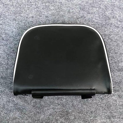 Motorcycle Passenger Backrest Pad Compatible with Vespa GTS300 GTV Primavera Sprint 150 Rear Shelf Backrest Bag Luggage Rack Backrest Pad Backrest Pad Rear Backrest Cushion (White) - color: White