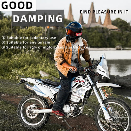 Motorcycle Seat Cushion for Indian Scout Sixty 2016-2026,Gel Seat Cover Breathable Honeycomb Design for Long Rides Comfortable Padding Unique Look