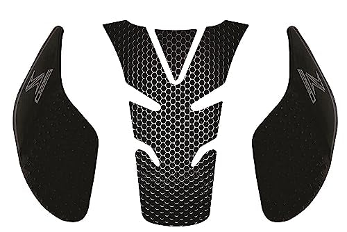 Ninja 250 2008-2016 3D Motorcycle Vinyl Gel Gas Tank Pad Traction Side Traction Side Protector Decal and Sticker Tankpad. (New Generation Silicone-Based Adhesive) - color: Yellow