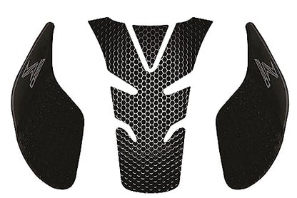Ninja 250 2008-2016 3D Motorcycle Vinyl Gel Gas Tank Pad Traction Side Traction Side Protector Decal and Sticker Tankpad. (New Generation Silicone-Based Adhesive) - color: Yellow