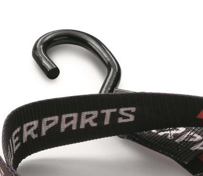 Premium KTM Soft Tie Down Set with Hooks (2 Pack), U6910046, Features Coated Steel Hooks and Soft Tie Loops